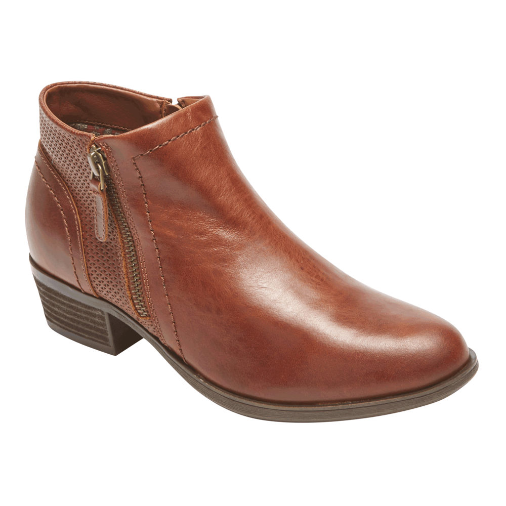 Rockport Booties For Womens Brown - Cobb Hill Oliana - UO8743209